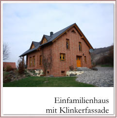 Einfamilienhaus mit Klinkerfassade